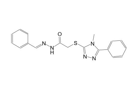 2-[(4-methyl-5-phenyl-4H-1,2,4-triazol-3-yl)sulfanyl]-N'-[(E)-phenylmethylidene]acetohydrazide