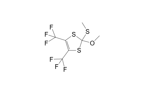 2-Methoxy-2-methylthio- 4,5-bis( trifluoromethyl)-1,3-dithiol