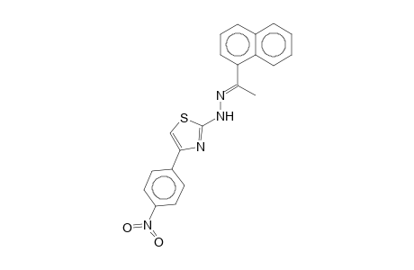 N-[(E)-1-(1-naphthalenyl)ethylideneamino]-4-(4-nitrophenyl)-2-thiazolamine