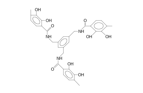 1,3,5-Tris([(2,3-dihydroxy-4-methyl-benzoyl)-amino]-methyl)-benzene