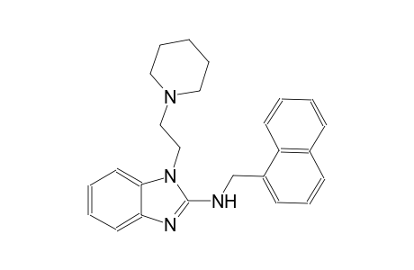 N-(1-naphthylmethyl)-1-[2-(1-piperidinyl)ethyl]-1H-benzimidazol-2-amine