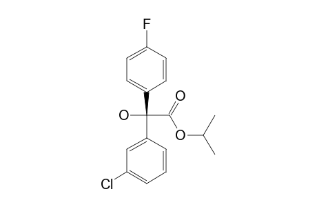ISOPROPYL-2-(3-CHLOROPHENYL)-2-(4-FLUOROPHENYL)-2-HYDROXYACETATE