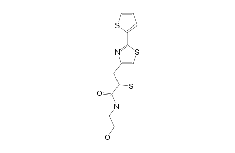 N-(2-HYDROXYMETHYL)-3-[2-(2-THIENYL)-THIAZOL-4-YL]-(RS)-2-MERCAPTOPROPANAMIDE