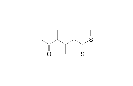 Methyl 3,4-dimethyl-5-oxohexanedithioate