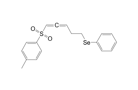 1-Methyl-4-(5-phenylselanylpenta-1,2-dienylsulfonyl)benzene