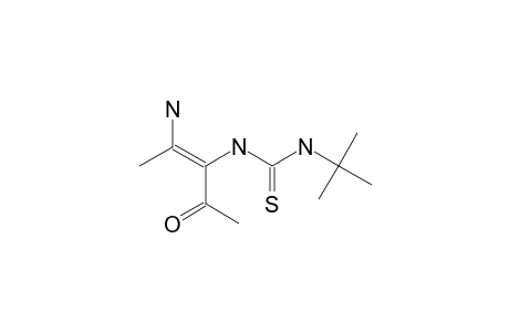 N-(1-ACETYL-2-AMINOPROP-1-ENYL)-N'-(TERT.-BUTYL)-THIOUREA