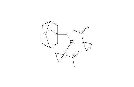 1-Adamantylmethyl-bis(1-isopropenylcyclopropyl)phosphane