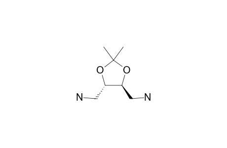 (4S,5S)-4,5-BIS-(AMINOMETHYL)-2,2-DIMETHYL-1,3-DIOXOLANE