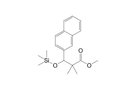 Methyl 2,2-dimethyl-3-trimethylsiloxy-3-(2-naphthyl)propionate