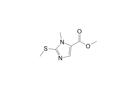 3-Methyl-2-(methylthio)-4-imidazolecarboxylic acid methyl ester