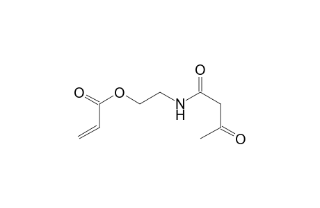 2-Propenoic acid, 2-[(1,3-dioxobutyl)amino]ethyl ester