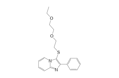 3-{[2-(2-Ethoxyethoxy)ethyl]thio}-2-phenylimidazo[1,2-a]pyridine