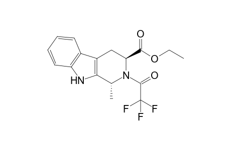 Ethyl (1R,3S)-1-methyl-2-(2,2,2-trifluoroacetyl)-1,3,4,9-tetrahydropyrido[3,4-b]indole-3-carboxylate