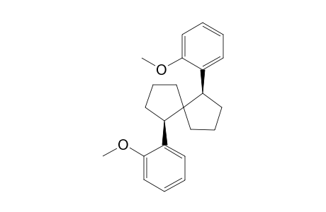 cis,cis-1,6-Bis(2-methoxyphenyl)spiro[4.4]nonane