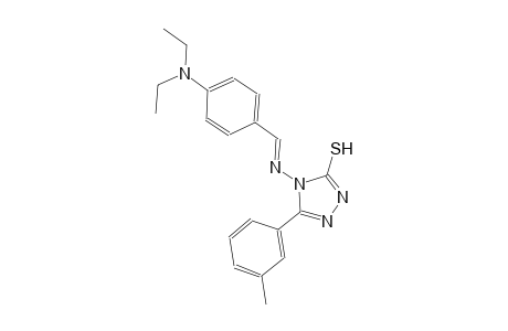 4-({(E)-[4-(diethylamino)phenyl]methylidene}amino)-5-(3-methylphenyl)-4H-1,2,4-triazole-3-thiol