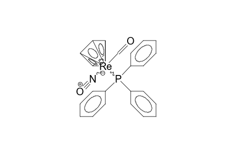 Cyclopentadienyl-nitrosyl-formyl-triphenylphosphine rhenium