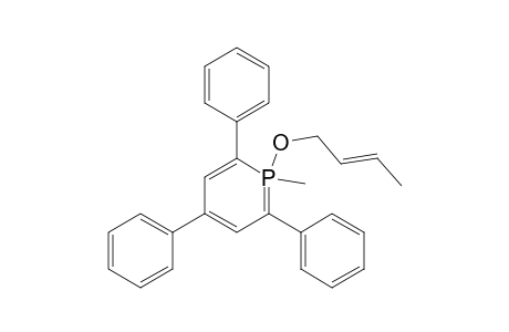 Phosphorin, 1-(2-butenyloxy)-1,1-dihydro-1-methyl-2,4,6-triphenyl-, (E)-