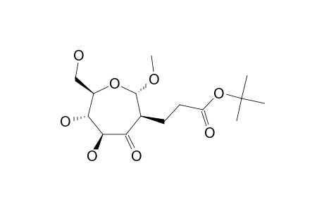 METHYL-2-DEOXY-2-C-[2-(TERT.-BUTOXYCARBONYL)-ETHYL]-ALPHA-D-MANNO-SEPT-3-ULOSIDE