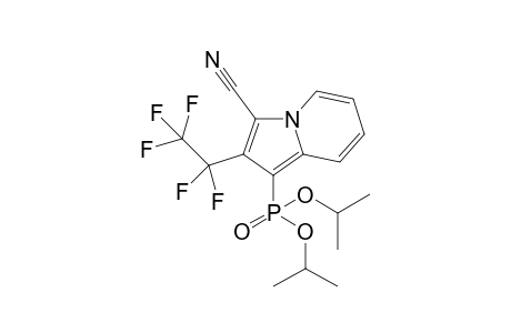 Diisopropyl (3-Cyano-2-pentafluoroethylindolizin-1-yl)phosphonate