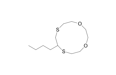 8-Butyl-1,4-dioxa-7,10-dithiacyclododecane