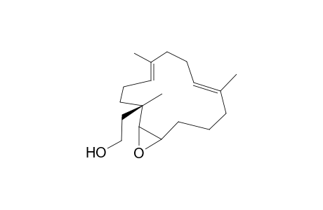 (1'SR,4'E,8'E,13RS,14RS)-2-(13',14'-Epoxy-1',5',9'-trimethylcycloteradeca-4',8'-dienyl)ethanol