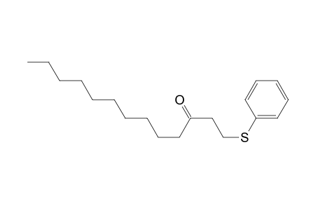 3-Tridecanone, 1-(phenylthio)-