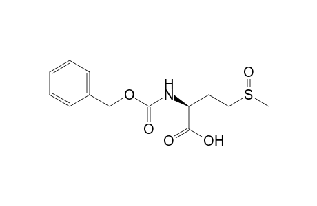 4-(Methylsulfinyl)-2-[[(phenylmethoxy)carbonyl]amino]-(2S)-butanoic acid