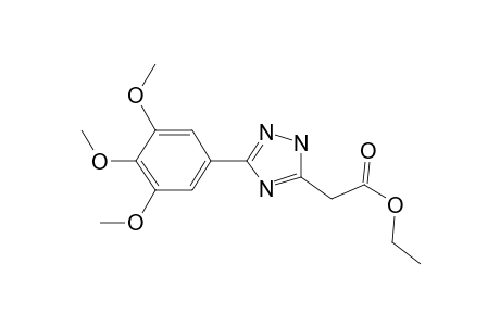 Ethyl 2-[3-(3,4,5-trimethoxyphenyl)-1H-1,2,4-triazol-5-yl]acetate