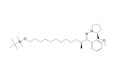 (Z)-[(2S)-12-[tert-butyl(dimethyl)silyl]oxy-2-methyl-1-phenyl-dodecylidene]-[(2S)-2-(methoxymethyl)pyrrolidino]amine