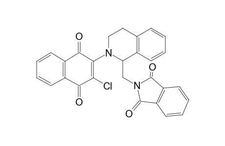 2-[[2-(3-chloro-1,4-diketo-2-naphthyl)-3,4-dihydro-1H-isoquinolin-1-yl]methyl]isoindoline-1,3-quinone