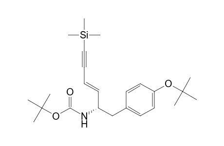 Carbamic acid, [1-[[4-(1,1-dimethylethoxy)phenyl]methyl]-5-(trimethylsilyl)-2-penten -4-ynyl]-, 1,1-dimethylethyl ester, [S-(E)]-