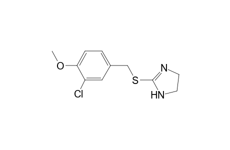 2-[(3-chloranyl-4-methoxy-phenyl)methylsulfanyl]-4,5-dihydro-1H-imidazole