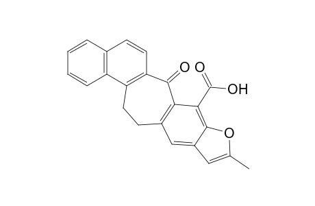 13,14-dihydro-10-methyl-7-oxo-7H-naphtho[2',1':4,5]cyclohepta[1,2-f]benzofuran-8-carboxylic acid