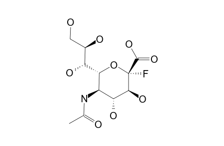 5-ACETAMIDO-5-DEOXY-2-FLUORO-D-ERYTHRO-BETA-L-GLUCO-2-NONULOPYRANOSONIC-ACID