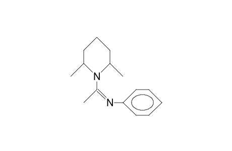 N-(1-Phenylimino-ethyl)-2,6-cis-dimethyl-piperidine