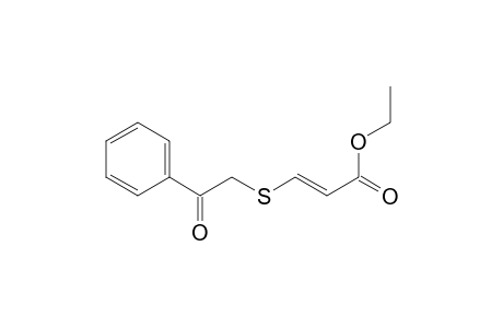 Ethyl (2E)-5-benzoyl-4-thiapent-2-enoate