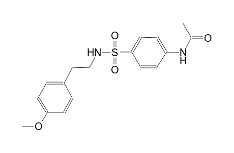 N-[4-({[2-(4-methoxyphenyl)ethyl]amino}sulfonyl)phenyl]acetamide