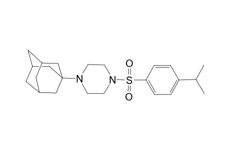 1-(1-adamantyl)-4-(4-propan-2-ylphenyl)sulfonyl-piperazine