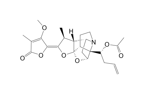 (1'-R)-ACETYL-3',4'-DIDEHYDRO-STEMOFOLINE
