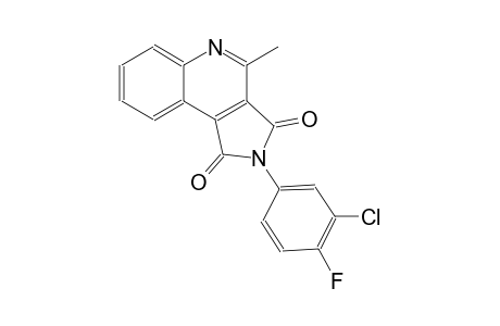1H-pyrrolo[3,4-c]quinoline-1,3(2H)-dione, 2-(3-chloro-4-fluorophenyl)-4-methyl-