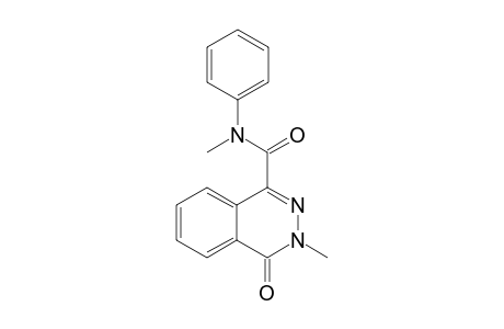 1-Phthalazinecarboxamide, 3,4-dihydro-N,3-dimethyl-4-oxo-N-phenyl-
