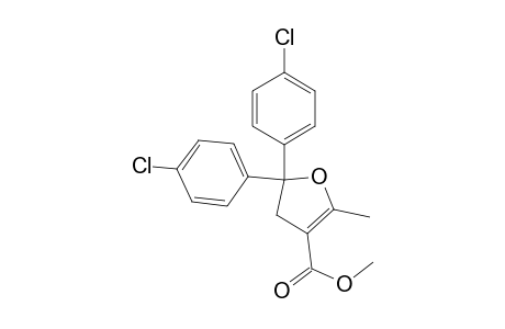 2,2-bis(4-chlorophenyl)-5-methyl-3H-furan-4-carboxylic acid methyl ester