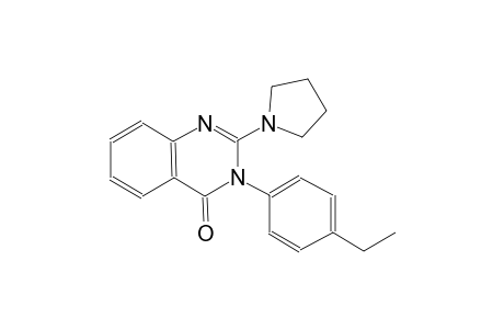 3-(4-ethylphenyl)-2-(1-pyrrolidinyl)-4(3H)-quinazolinone