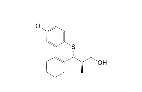 (2R,3R)-3-(1-cyclohexenyl)-3-[(4-methoxyphenyl)thio]-2-methyl-1-propanol