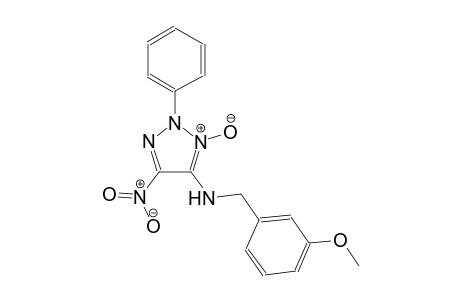 N-(3-methoxybenzyl)-5-nitro-2-phenyl-2H-1,2,3-triazol-4-amine 3-oxide