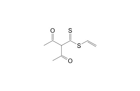 Vinyl 2-acetyl-3-oxobutanedithioate