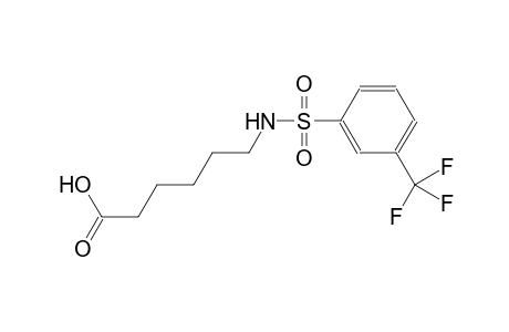 6-({[3-(trifluoromethyl)phenyl]sulfonyl}amino)hexanoic acid