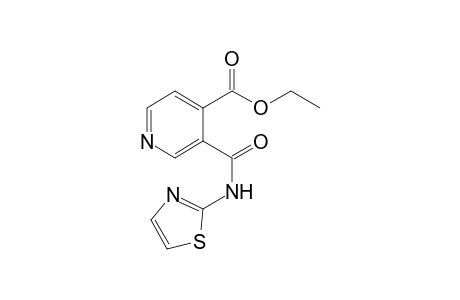 3-(thiazol-2-ylcarbamoyl)isonicotinic acid ethyl ester
