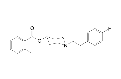 1-[2-(4-Fluorophenyl)ethyl]piperidin-4-yl-2-methyl benzoate