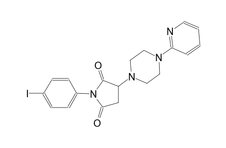 1-(4-iodophenyl)-3-[4-(2-pyridinyl)-1-piperazinyl]-2,5-pyrrolidinedione